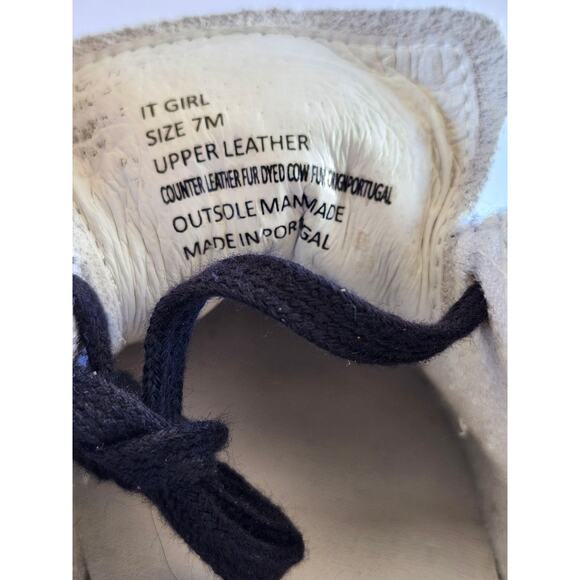 Matisse It Girl Espadrille Sneaker Zebra Print Heel White Black Stripe Sz7 S0080 - Picture 5 of 6